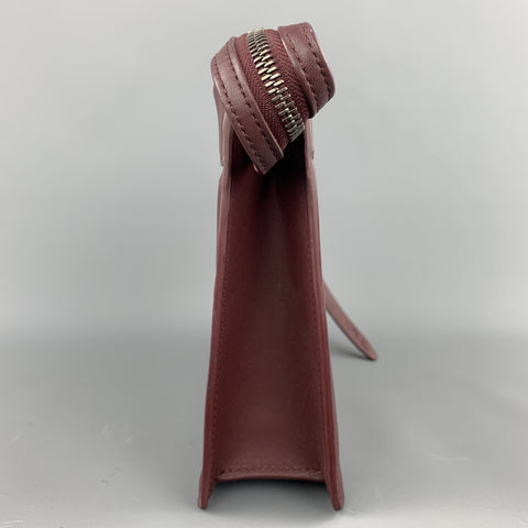 3.1 PHILLIP LIM Burgundy Leather CASH ONLY Clutch Handbag