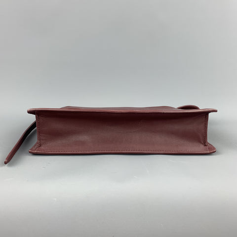 3.1 PHILLIP LIM Burgundy Leather CASH ONLY Clutch Handbag