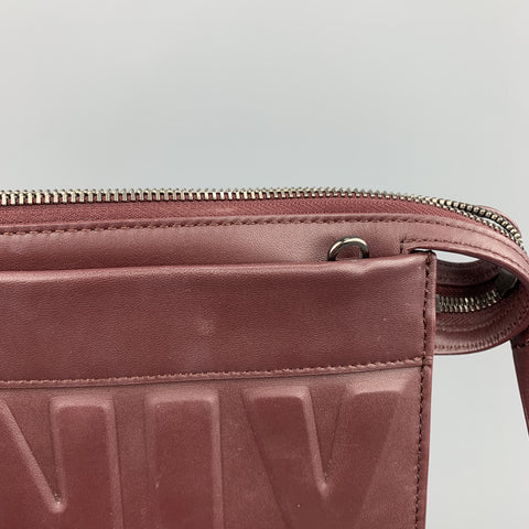3.1 PHILLIP LIM Burgundy Leather CASH ONLY Clutch Handbag