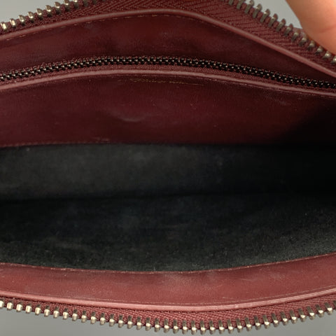 3.1 PHILLIP LIM Burgundy Leather CASH ONLY Clutch Handbag