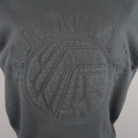 3.1 PHILLIP LIM Size XS Black Embroidery Cotton Sleeveless Pullover Sweater 3.1 PHILLIP LIM