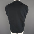 3.1 PHILLIP LIM Size XS Black Embroidery Cotton Sleeveless Pullover Sweater 3.1 PHILLIP LIM