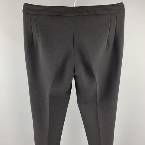 COLECCIÓN RALPH LAUREN Talla 6 Pantalón de vestir de pierna recta negro