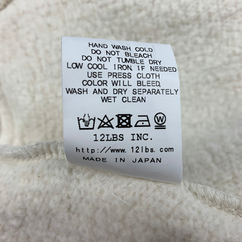 V :: ROOM Size 2 Cream Cotton Blend Heather Hooded Pullover