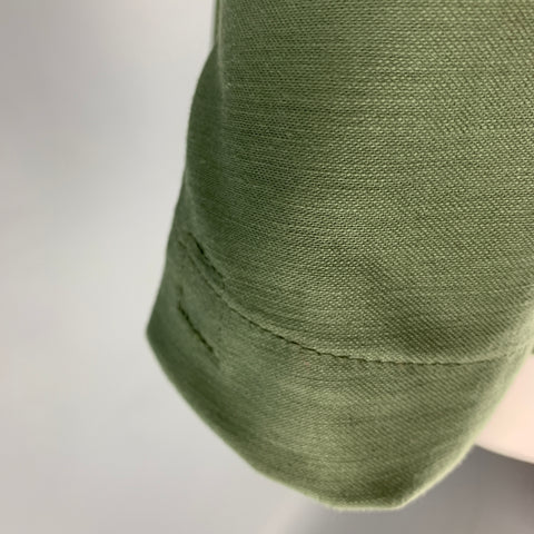 JUNYA WATANABE AW10 Runway Size L Green Cotton Military Coat