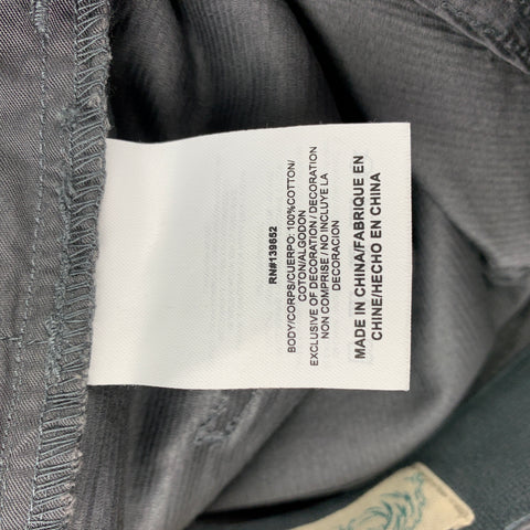 SURFSIDE Size 31 Grey Cotton Zip Fly Casual Pants