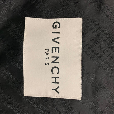 GIVENCHY Pre-Spring 2020 Size 38 Green Polyester Wool Double Breasted Suit