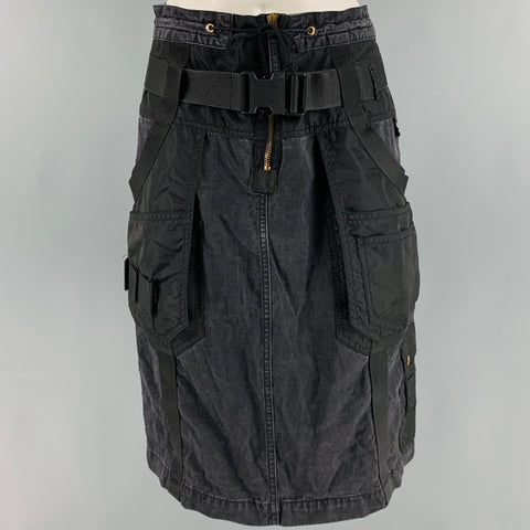 JPG par GAULTIER Taille 6 Jupe cargo lavée noire