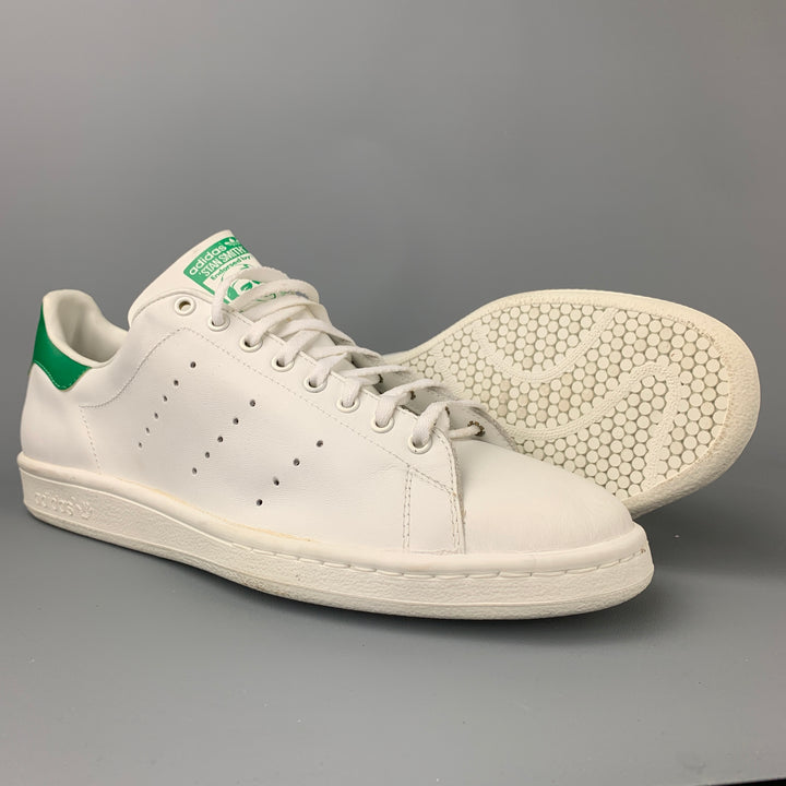 Vintage ADIDAS Size 11 White Leather Stan Smith Sneakers