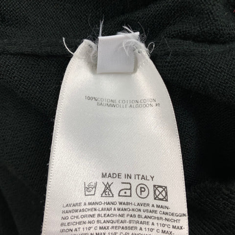 MARTIN MARGIELA Size M Black Cotton Cardigan