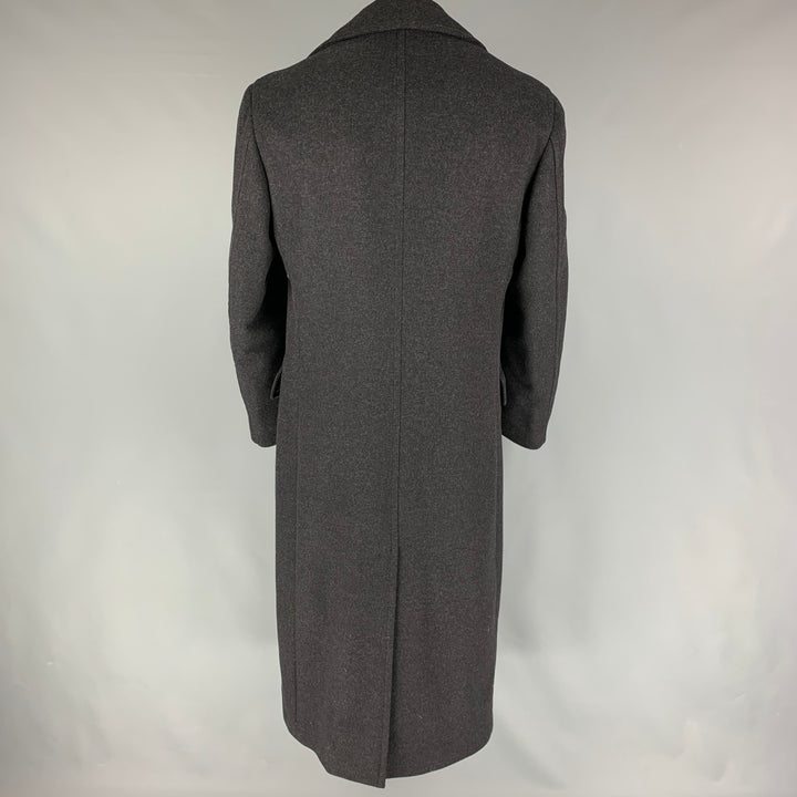 MICHAEL KORS Size 38 Charcoal Wool Blend Double Breasted Coat