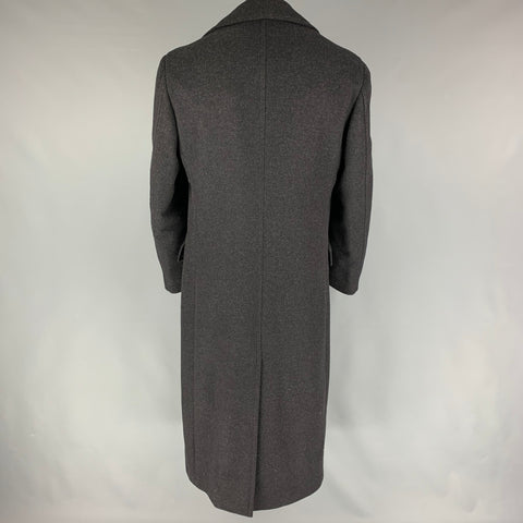 MICHAEL KORS Taille 38 Manteau à double boutonnage en laine mélangée charbon de bois