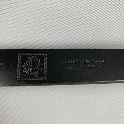 PAUL SMITH Size 38 Tan Nubuck Leather Belt