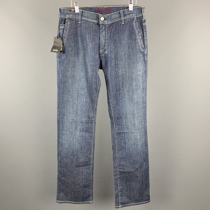 NOTIFY Size 31 x 34 Indigo Wash Denim Zip Fly Jeans