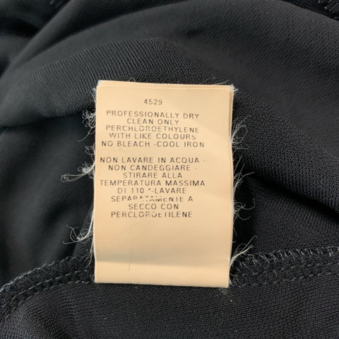 JEAN PAUL GAULTIER Talla 6 Vestido liso negro