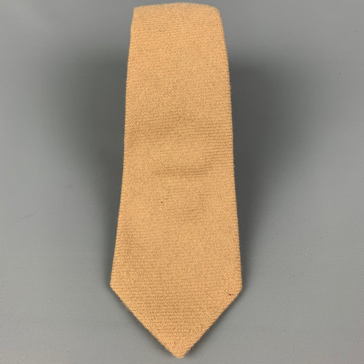 FREEMANS SPORTING CLUB Tan Wool Tie