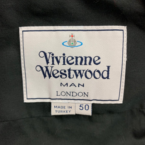 VIVIENNE WESTWOOD Size M Black Cotton Button Up Long Sleeve Shirt