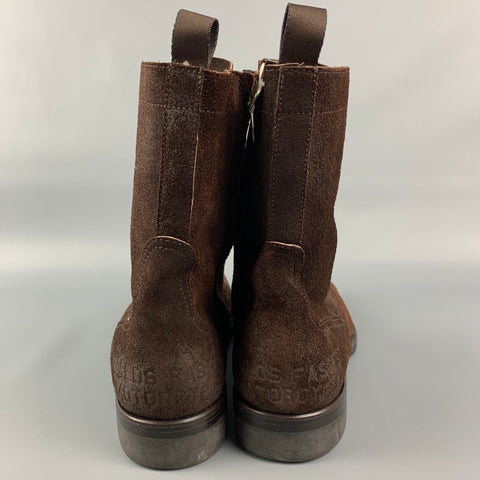 TRIUMPH by PAUL SMITH Size 11 Brown Suede Lace Up Boots