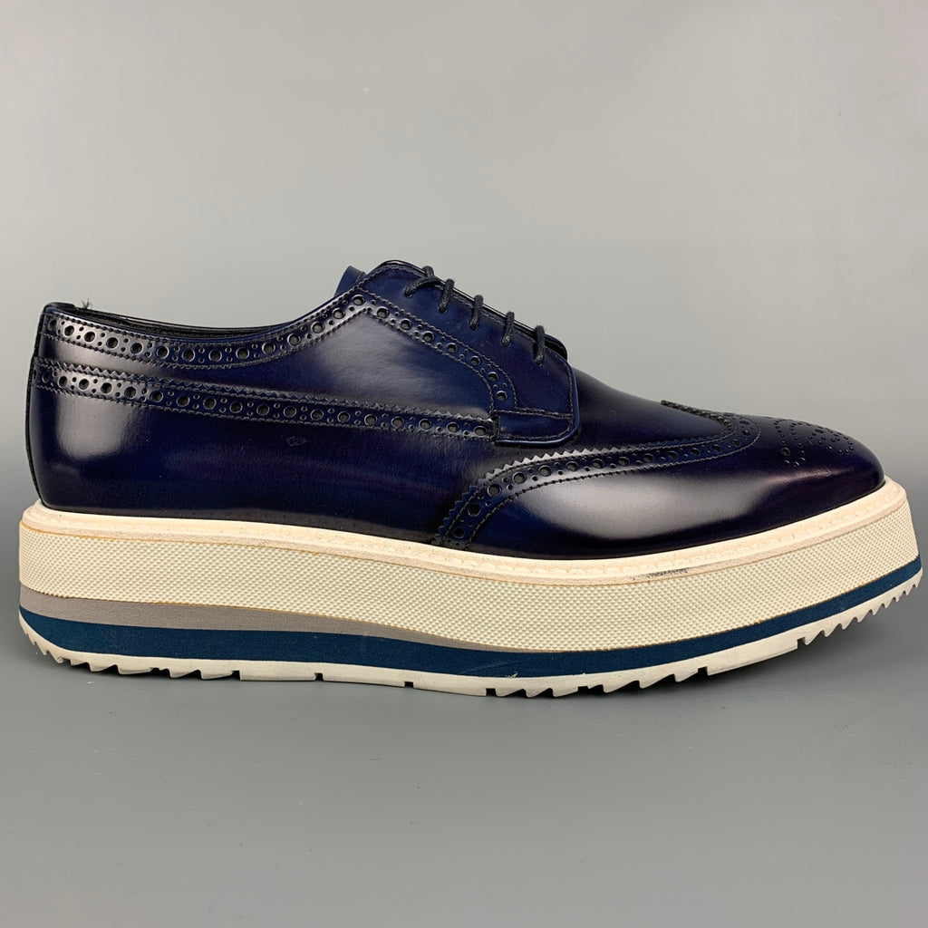 Prada platform clearance derby shoes