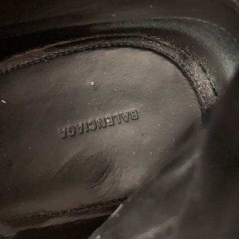 BALENCIAGA Rhino Size 11 Black Lace Up Pyramid Chuncky Boots