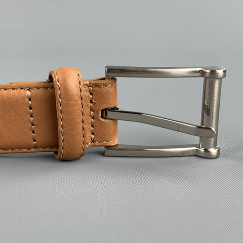 NEIMAN MARCUS Size 32 Tan Leather Belt