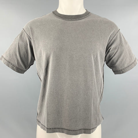 JOHN ELLIOTT Taille XS Chemise à manches courtes en coton gris