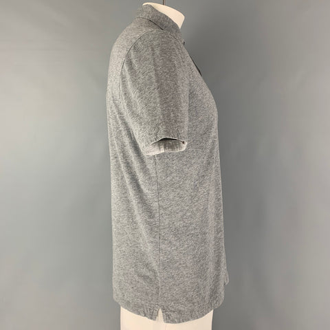 BRUNELLO CUCINELLI Size XXL Gray Cotton Polo