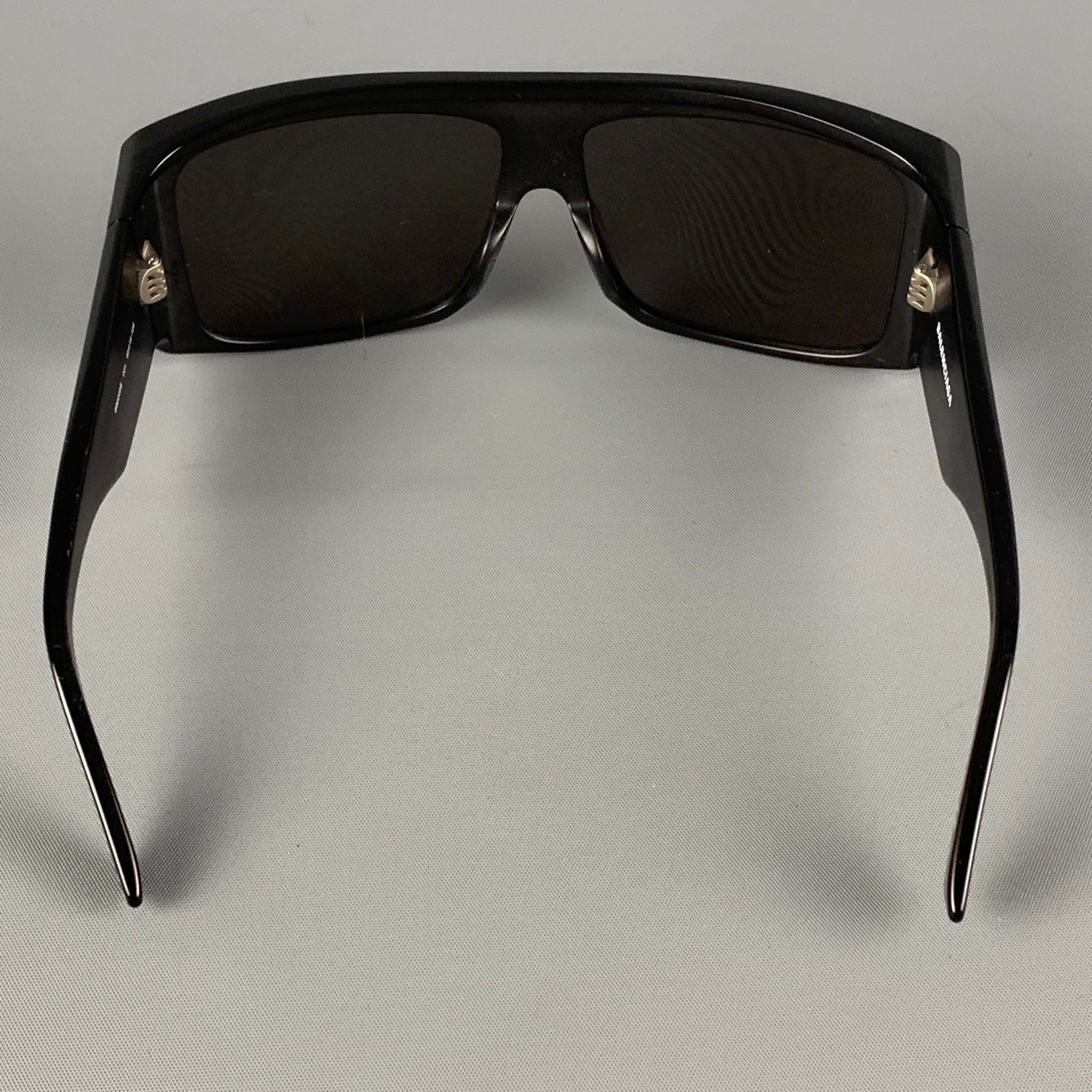 BALENCIAGA Black Acetate Square Sunglasses – Sui Generis