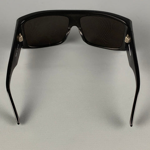 BALENCIAGA Black Acetate Square Sunglasses