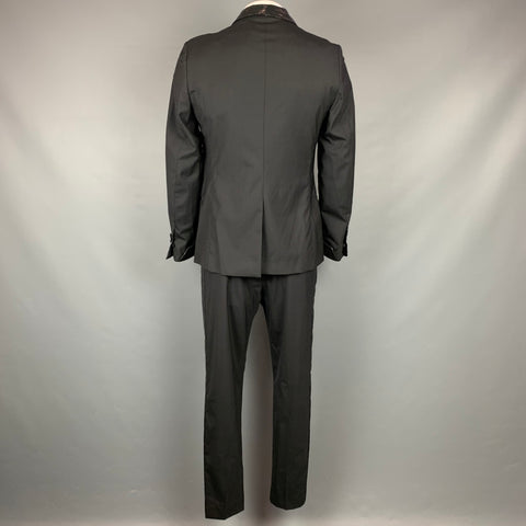 VIVIENNE WESTWOOD MAN Size 42 Black Wool Shawl Collar Tuxedo Suit
