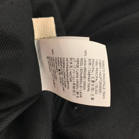 MARNI Size 38 Black & Grey Window Pane Wool Notch Lapel Sport Coat