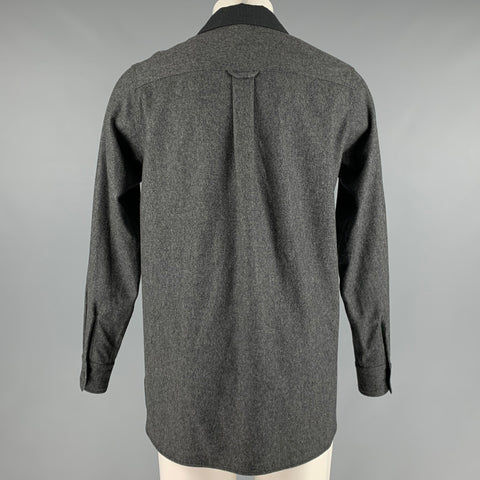 FUMITO GANRYU Size M Grey Charcoal Mixed Fabrics Sport Coat