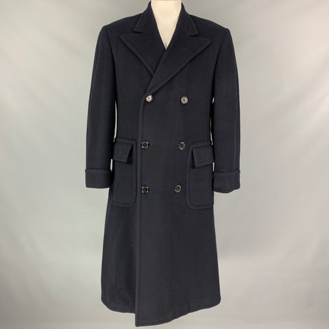 POLO by RALPH LAUREN Size L Navy Peak Lapel Double Breasted Coat