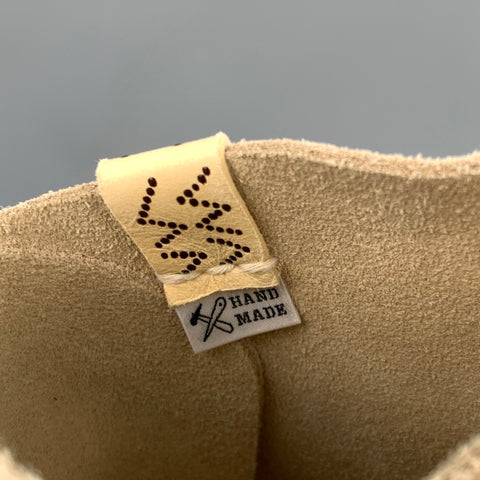 VISVIM Gila Talla 10 Zapatillas altas tipo mocasín de ante beige