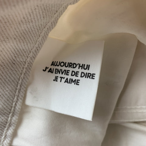 HOMECORE Size 31 Beige Cotton / Linen Button Fly Jeans