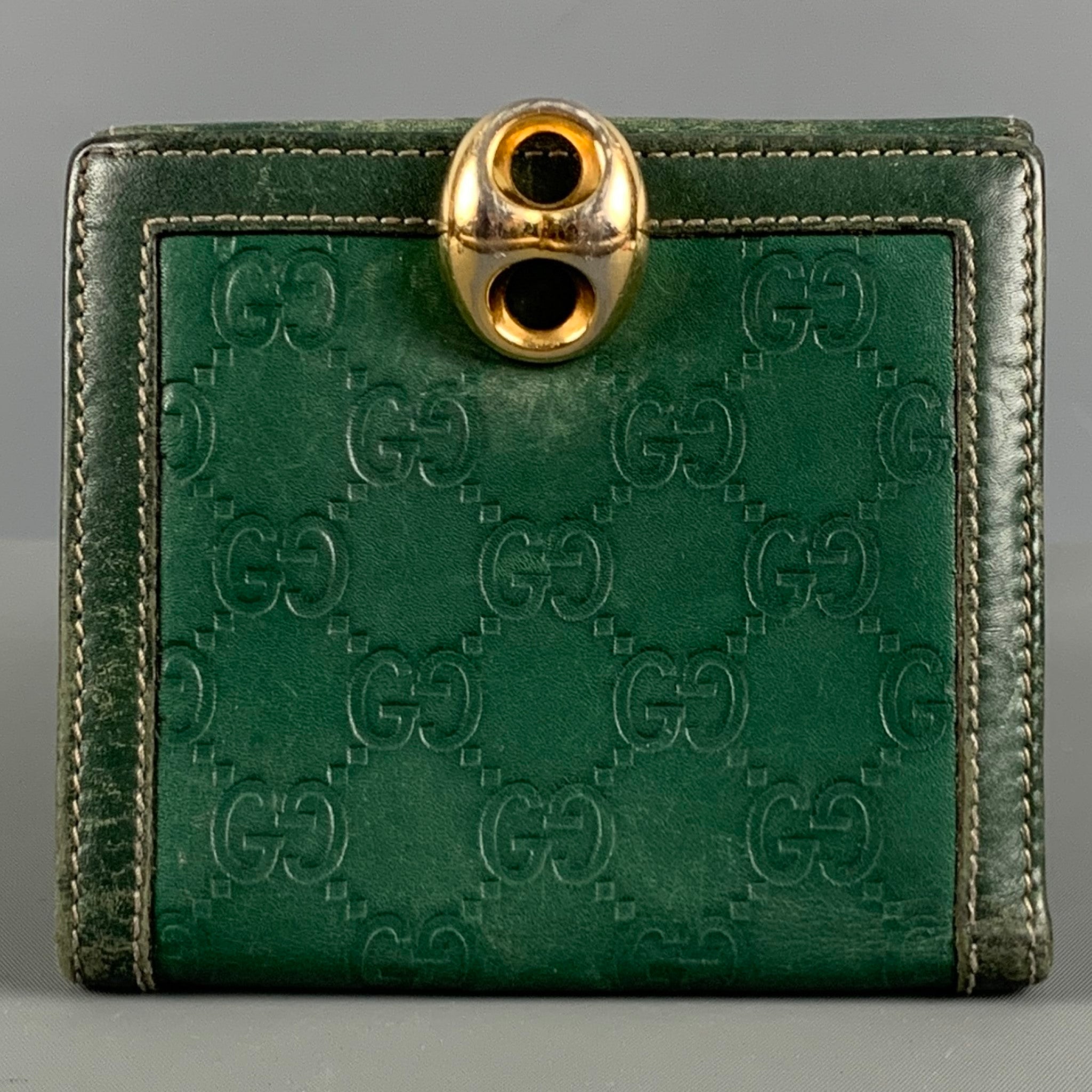 GUCCI Green Monogram Leather Wallet – Sui Generis Designer Consignment