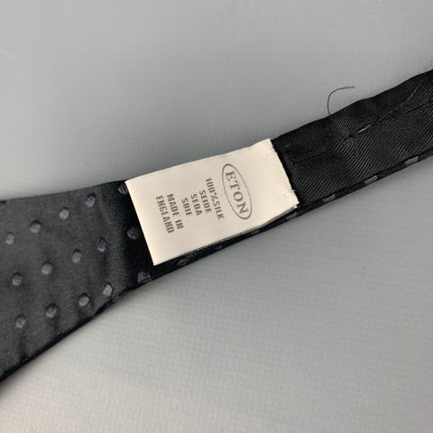 ETON Noeud papillon en soie à pois noirs