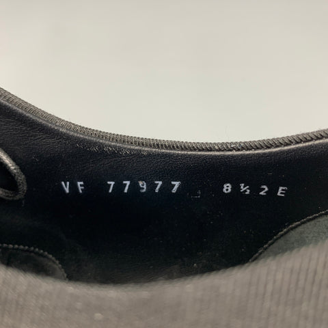 SALVATORE FERRAGAMO Talla 8.5 Zapatos con cordones de cuero negro
