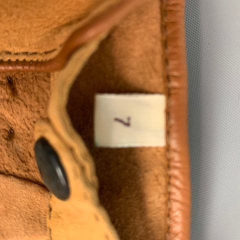 SHALIMAR Size 7 Tan Leather Gloves