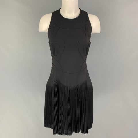 ALEXANDER WANG Size 10 Black Polyamide Sleeveless Dress
