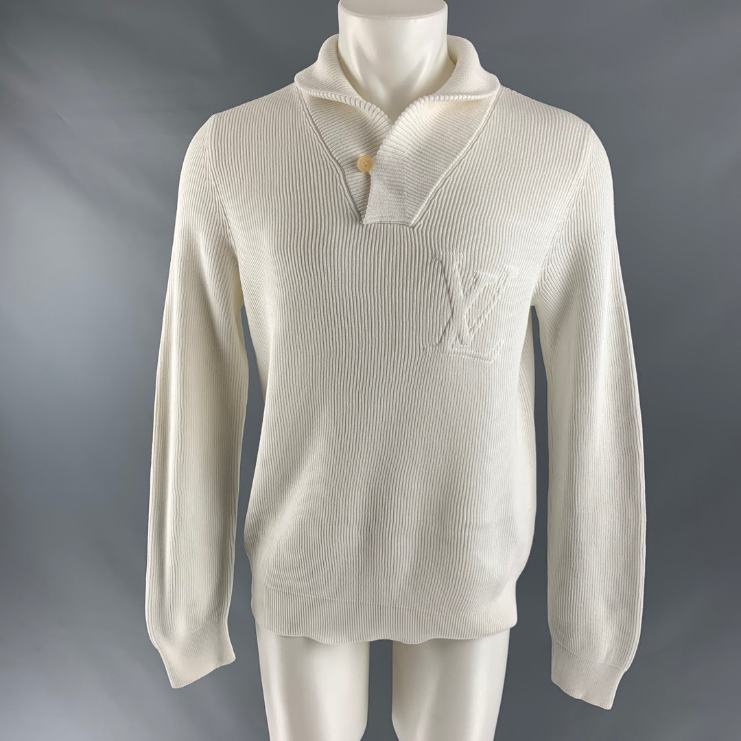 Louis Vuitton Zip-Up Shawl Collar Cardigan