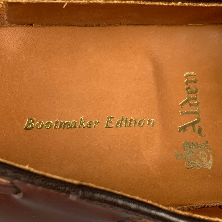 ALDEN Bootmaker Edition Size 7 Brown Leather Tassels Loafers