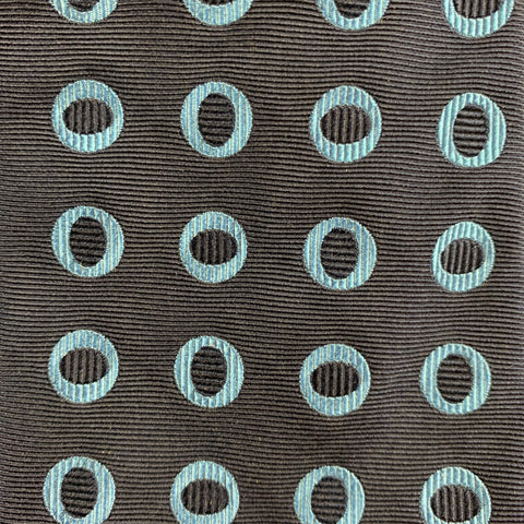 ETRO Navy Blue Circles Silk Tie