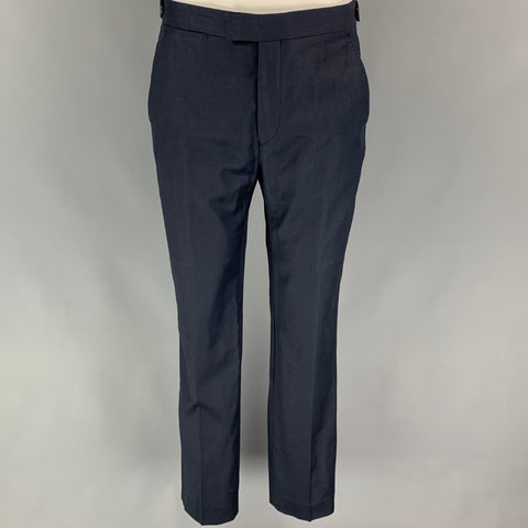 ACNE STUDIOS Size 38 Navy Wool Notch Lapel Suit