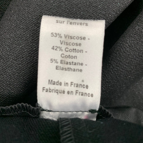 JOSEPH Size 0 Charcoal Viscose Blend Sparkly Leggings
