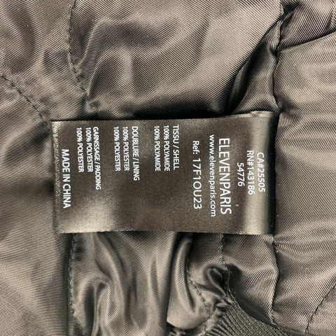 ELEVEN PARIS Blouson Bomber en Polyamide Noir Taille S