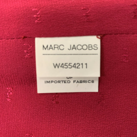 MARC JACOBS Blazer floral plateado y frambuesa talla 6