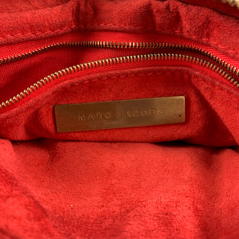 MARC JACOBS Pale Pink Leather Brass Mini Brass Handbag