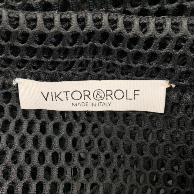 VIKTOR &amp; ROLF Taille 8 Blouse à manches longues en polyester noir Aplique