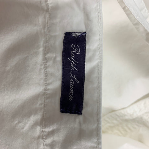 RALPH LAUREN Purple Label Size 34 Off White Cotton Fisherman Pants